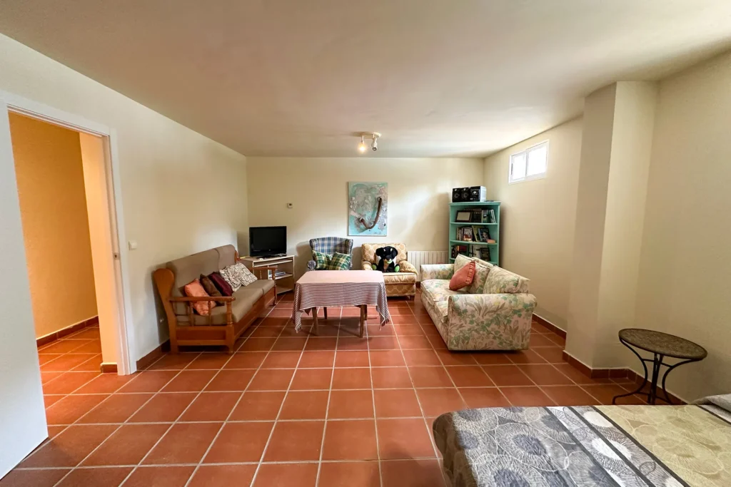 Sala de juegos del chalet en Nuevo Portil