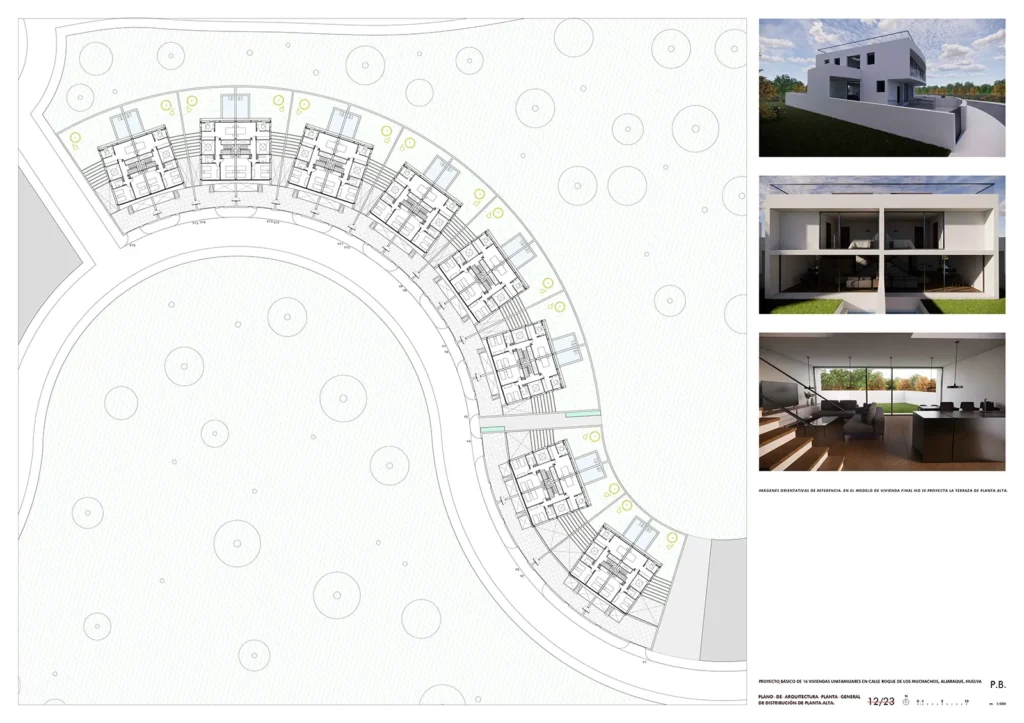 PLANO DE ARQUITECTURA. PLANTA GENERAL DE DISTRIBUCIÓN DE PLANTA Alta. _page-0001