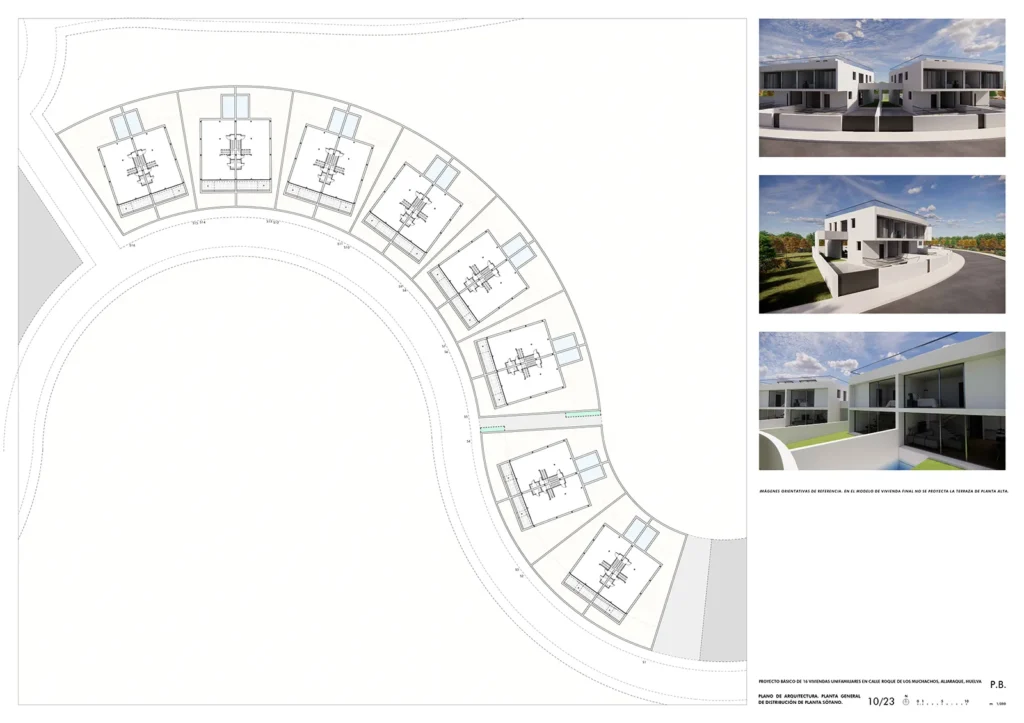 PLANO DE ARQUITECTURA. PLANTA GENERAL DE DISTRIBUCIÓN DEL SÓTANO. _page-0001